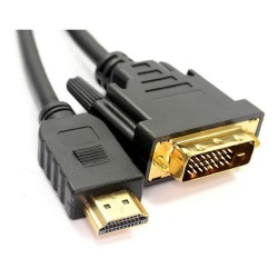 CABLE HDMI A DVI-D (24+1) 2MTS M/M